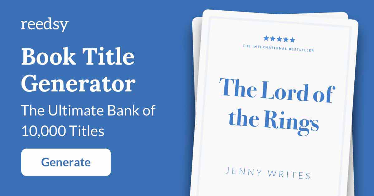 Book Title Generator • The Ultimate Bank of 10,000 Titles