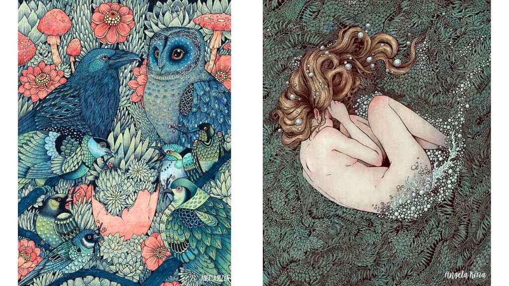 Angela Rizza illustrations