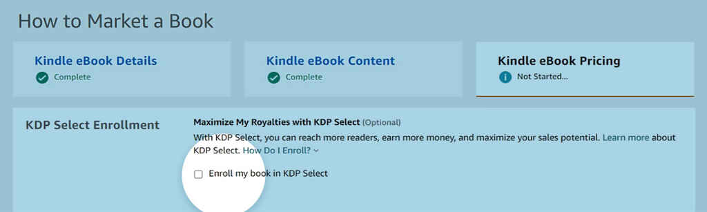 How to Market a Kindle Book