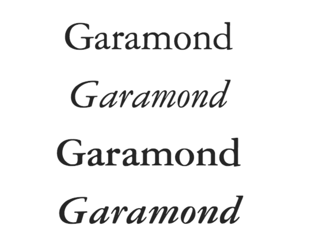 Garamond-book-font