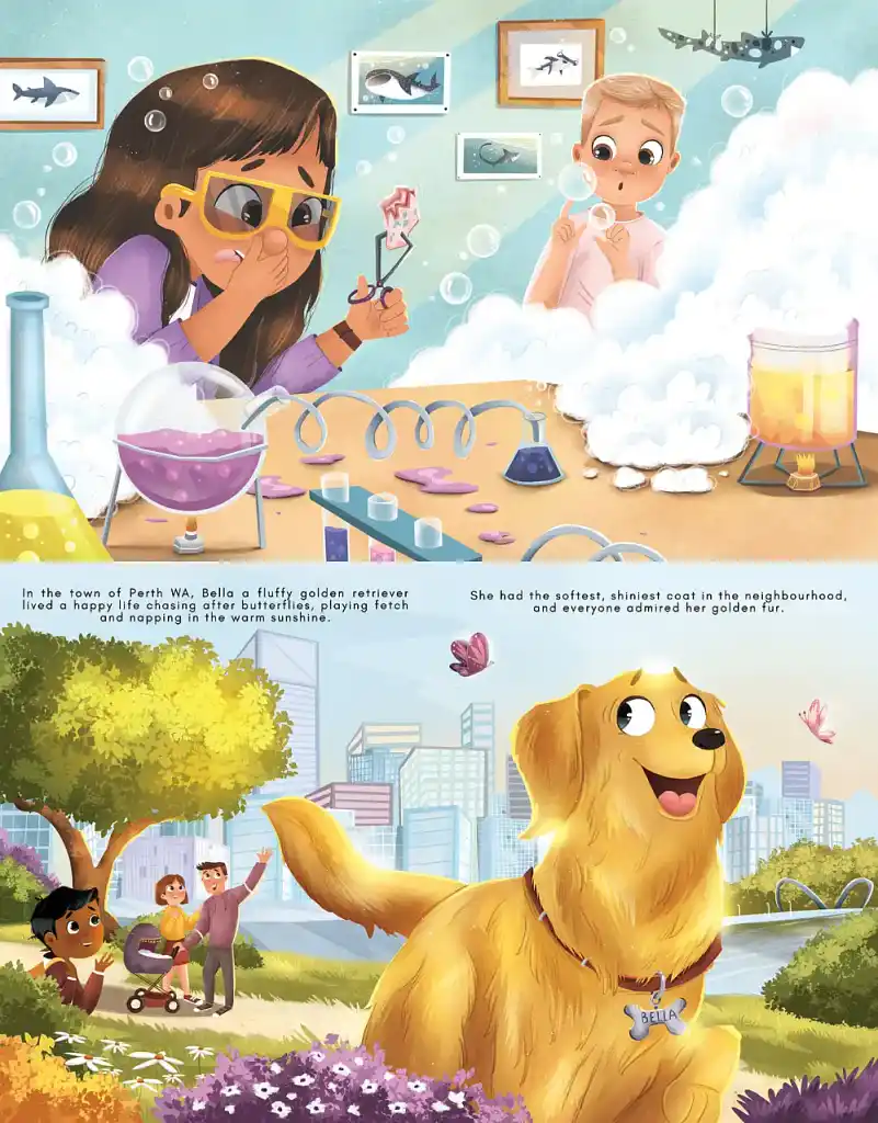 Children's book illustrations examples