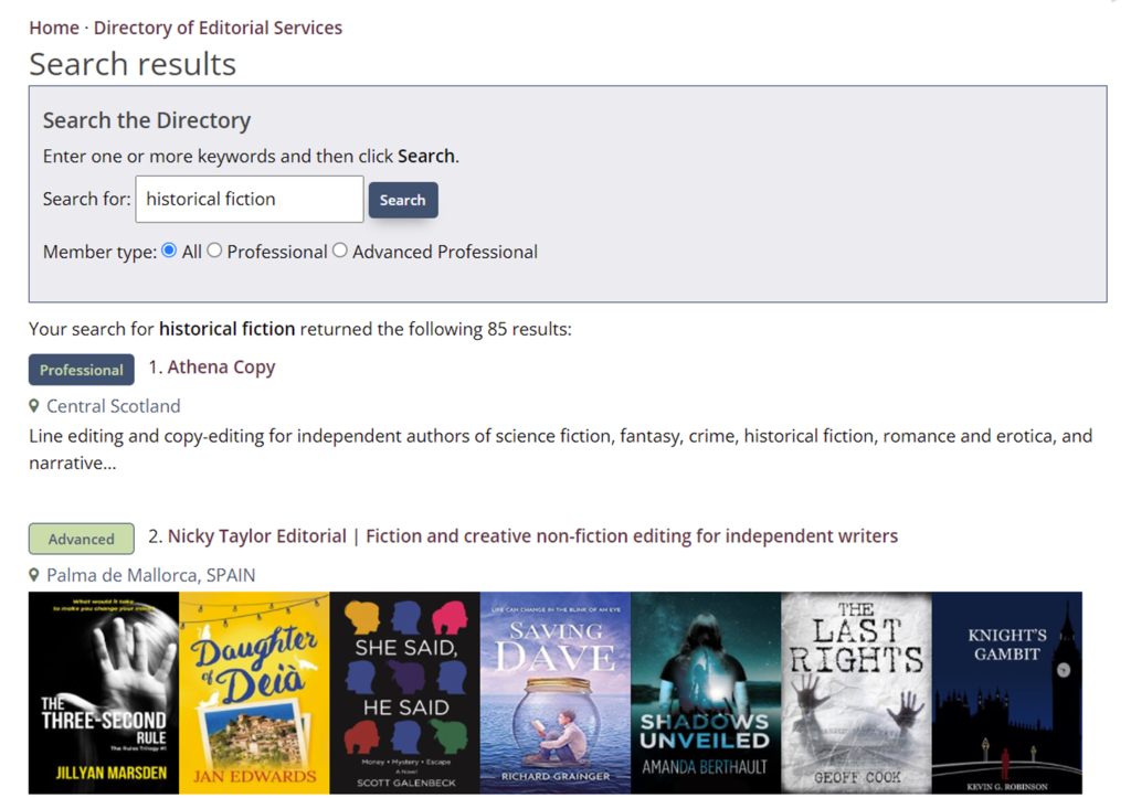 CIEP | Editor directory results for historical fiction