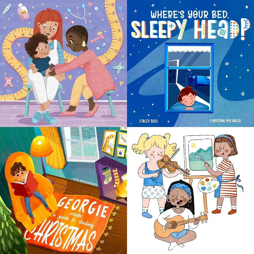 Children's book illustrations examples