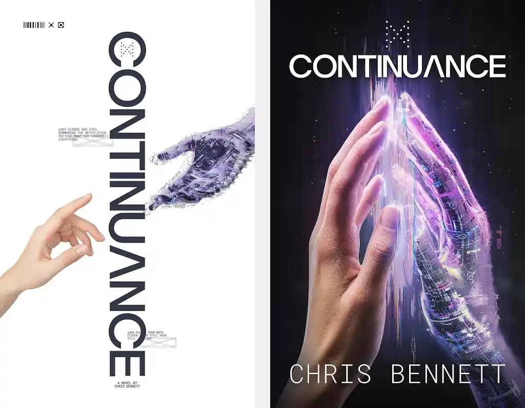 two covers, same concept