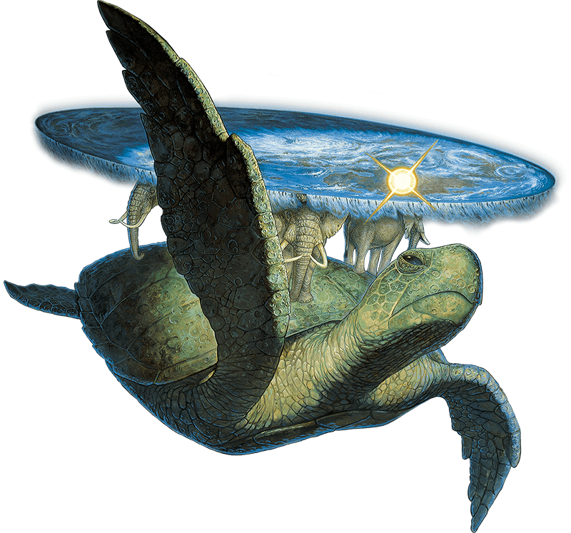 Worldbuilding guide: an illustration of Terry Pratchett's Discworld