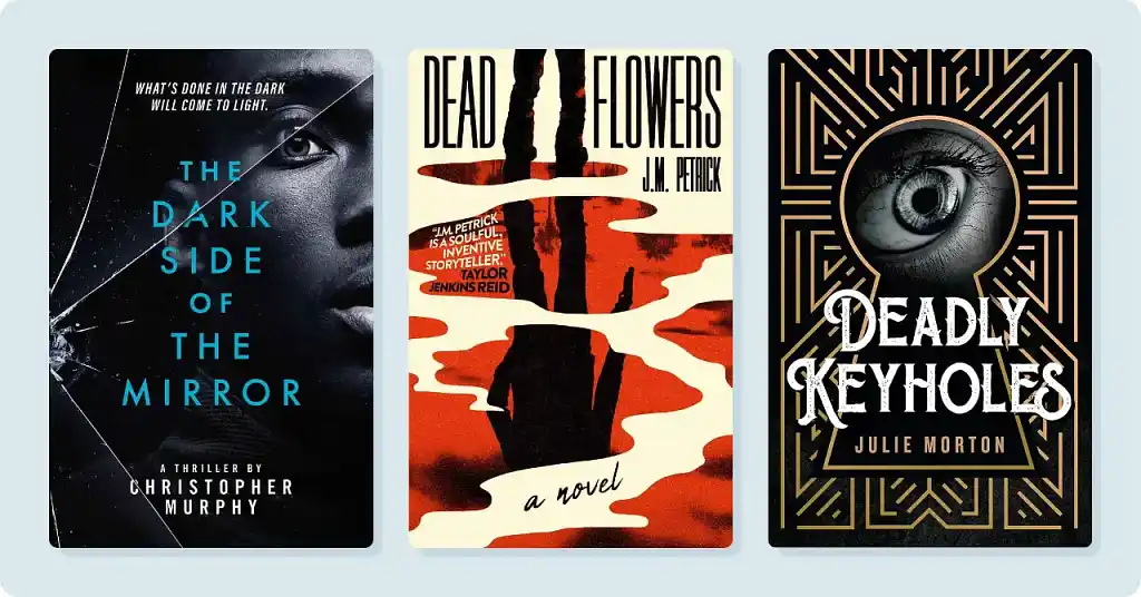 Thriller and mystery book cover examples