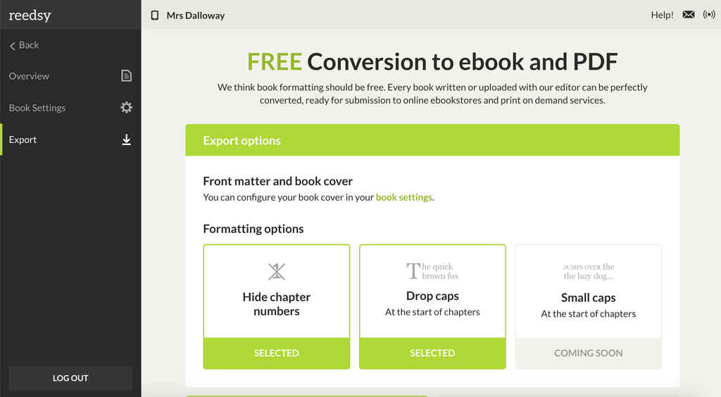 How to make an ebook | Customize the final layout