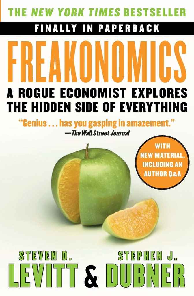 What is a preface: cover of Freakonomics