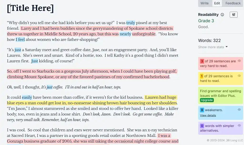 Hemingway app