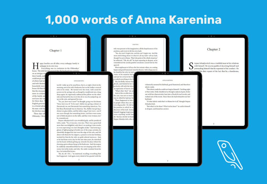 How many pages is 1,000 words in a book?