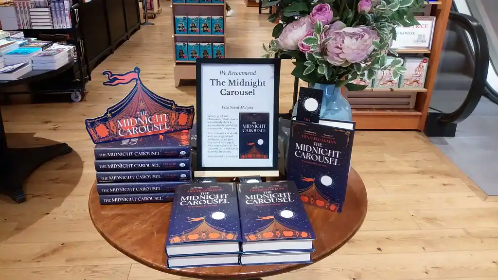 The Midnight Carousel at the bookshop