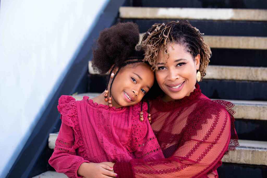 Zenda Walker and her daughter Zara.