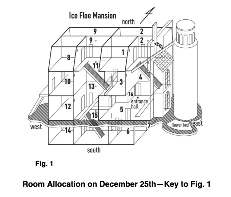 Building layout image from Murder in the Crooked House