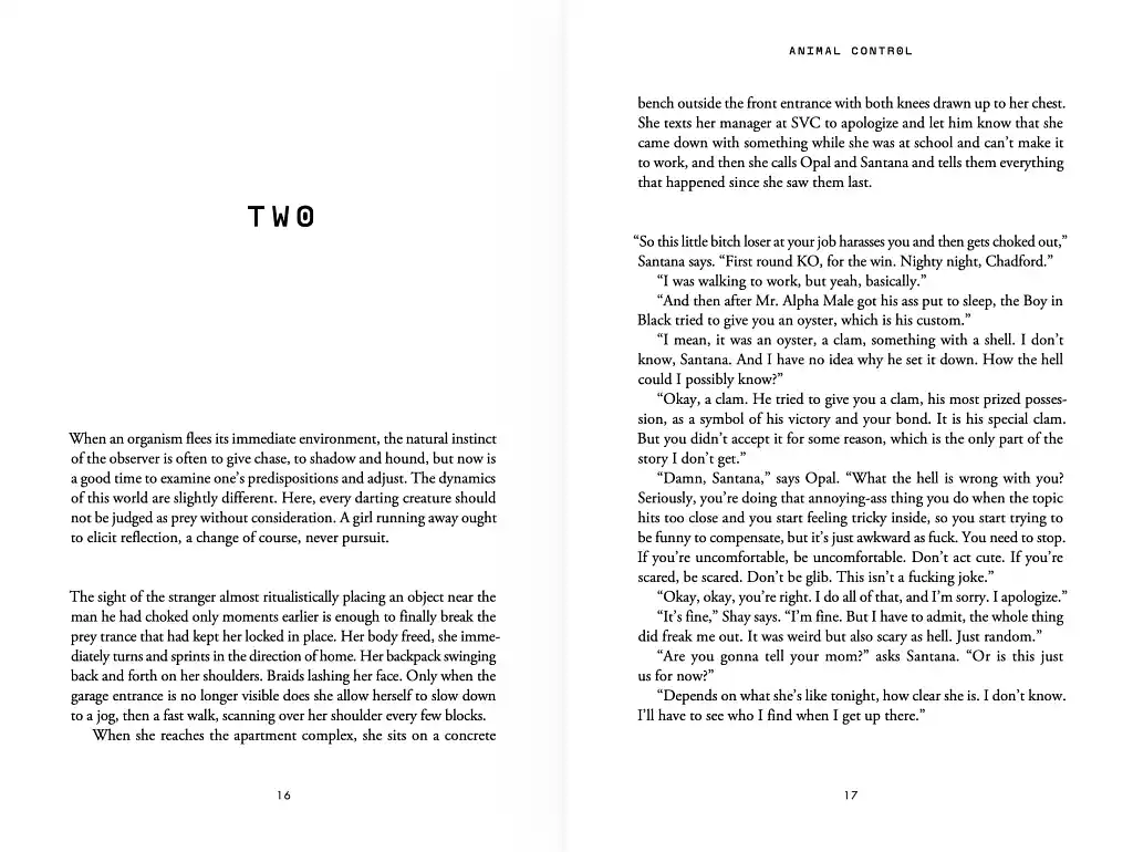 The interior design of the book