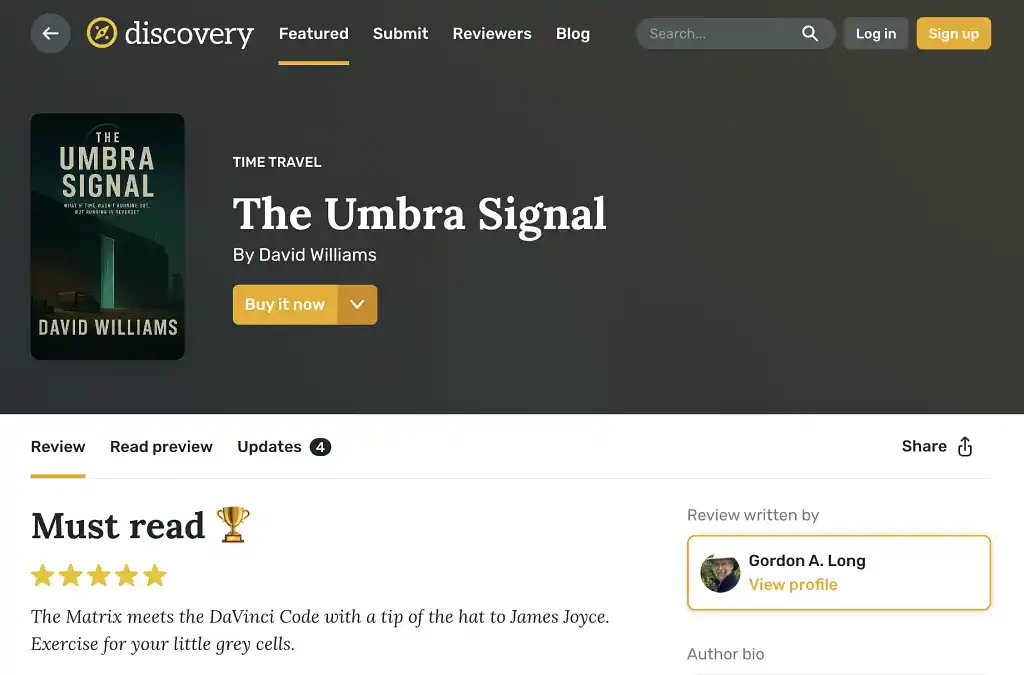 Book Review screengrab