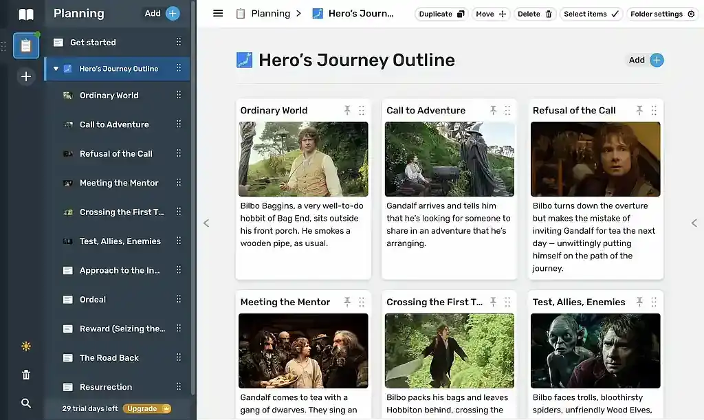 Plot your story with Boards