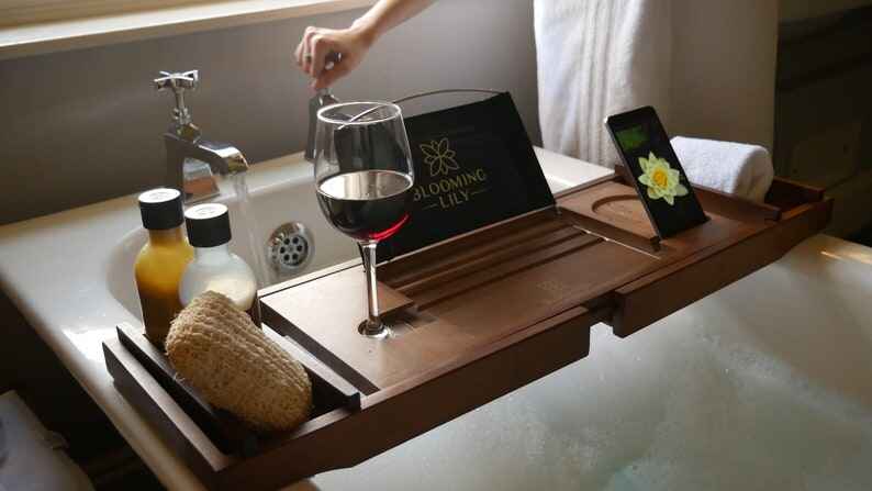gifts for writers bath caddy