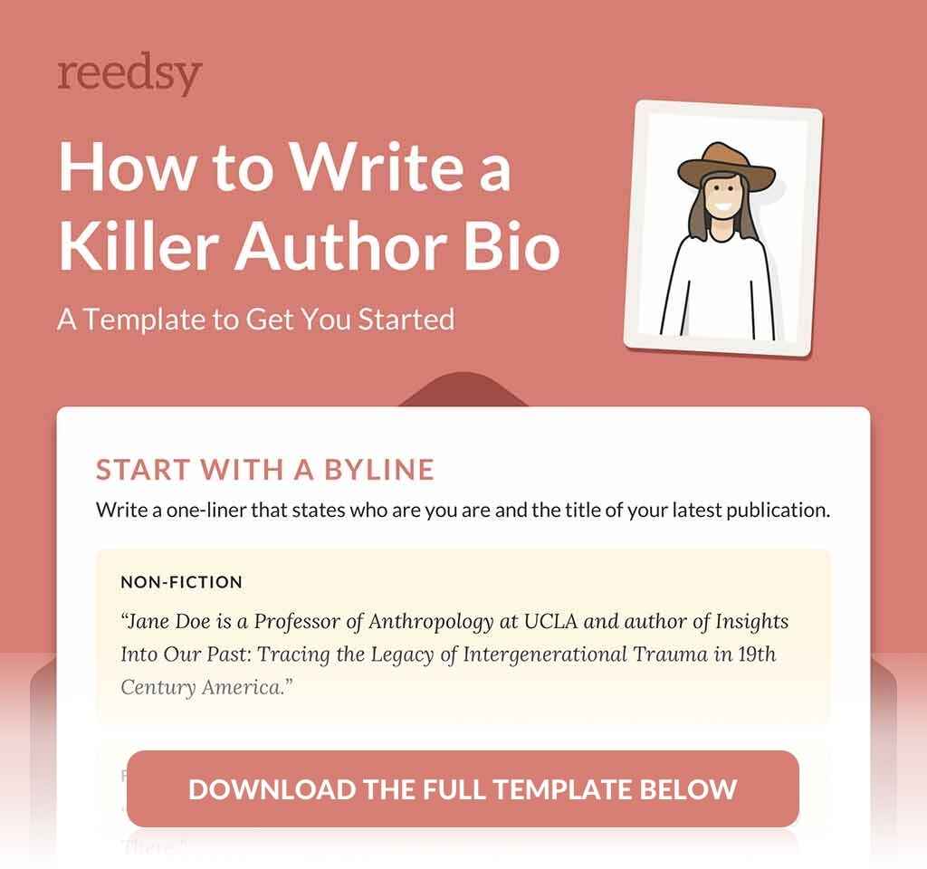 How to write an author bio: author bio template