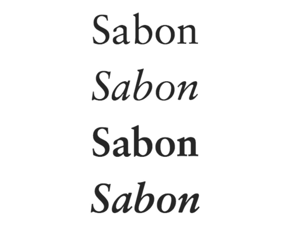 Sabon-book-font