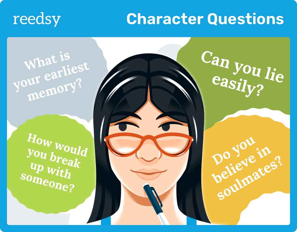 Character questions: an author thinks of questions to ask her character