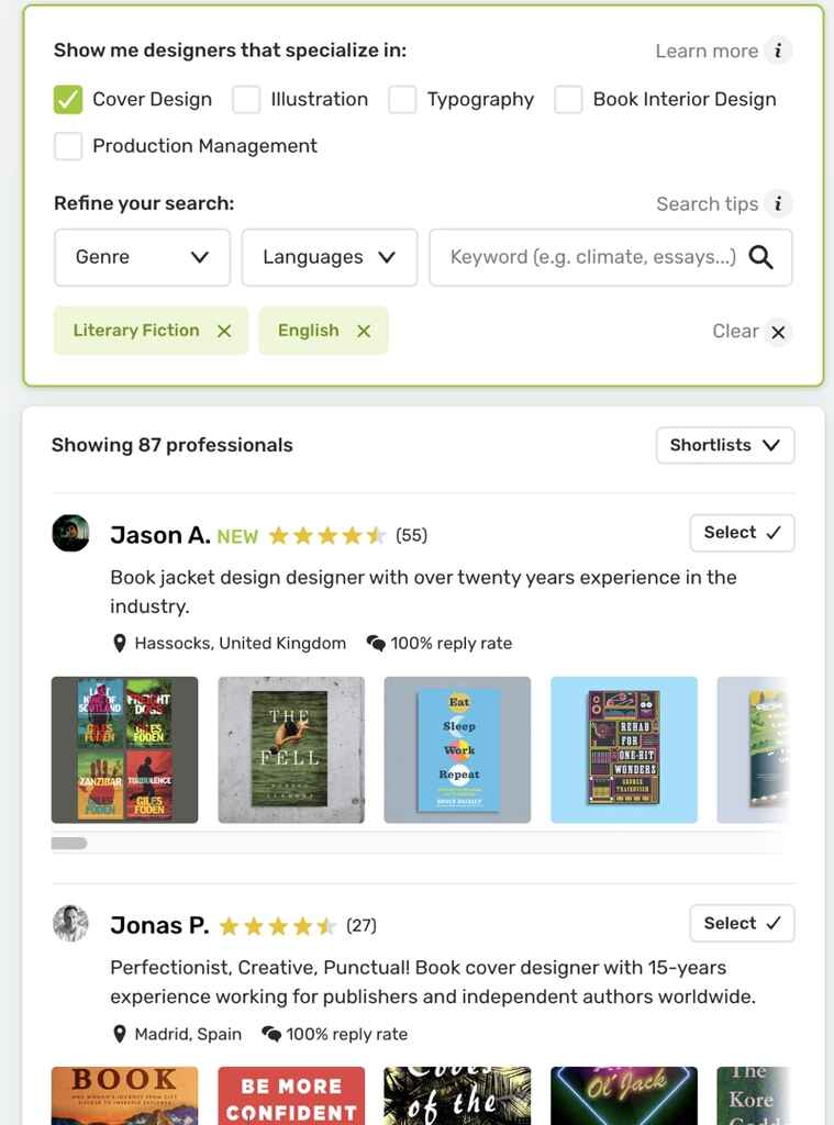 cover designers on reedsy