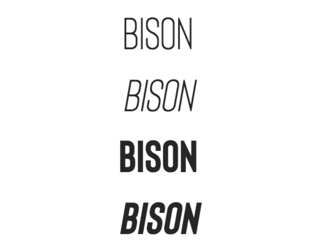 Bison-book-font
