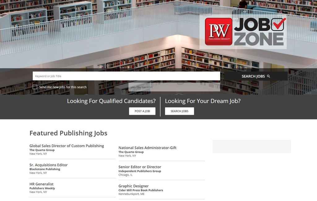 publishing jobs in education