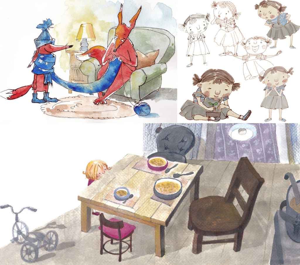 Types of illustrations for children's books