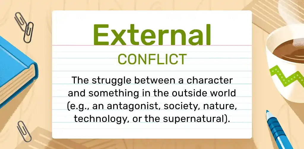 External conflict definition card