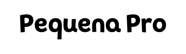 Pequena-pro-book-font