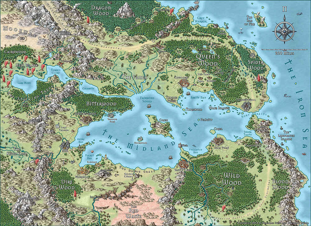 Large Fantasy Map Generator Campaign Cartographer 49c17e 