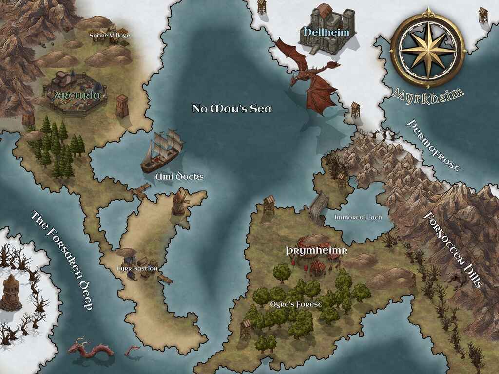 Dnd World Map Maker Free - Map Of The Us With Interstates