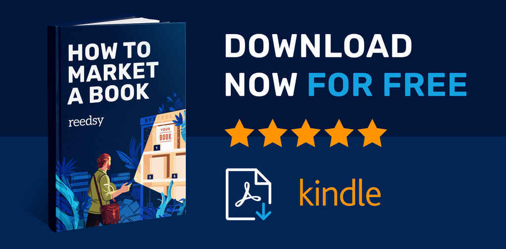 Button to help users download a free copy of Ricardo Fayet's 'How to market a book'