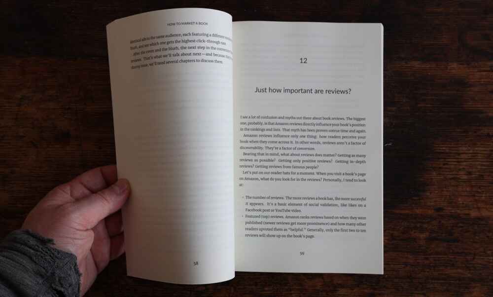 Book interior of an IngramSpark print on demand copy