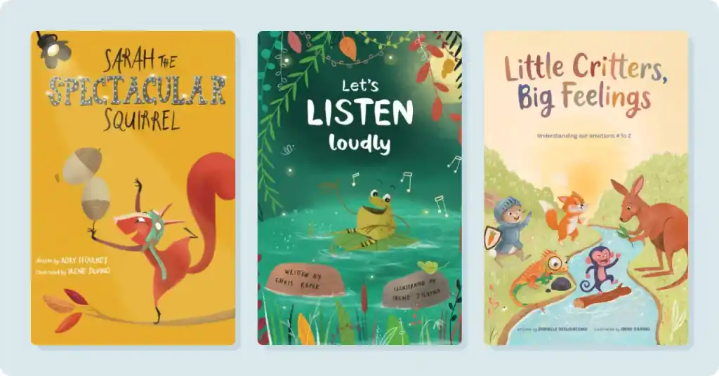 Some picture book covers examples