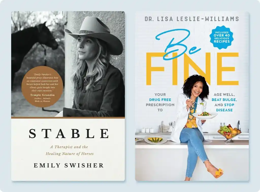 Stable by Emily Swisher and Be Fine by Dr. Lisa Leslie-Williams