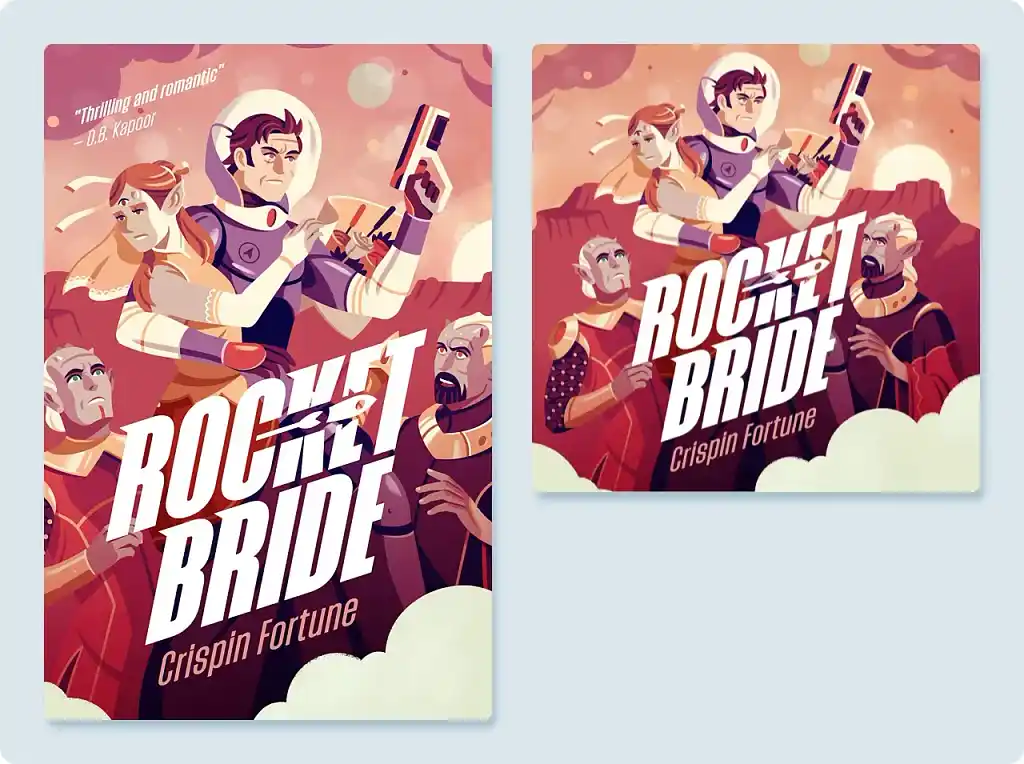 Rectangular versus square cover art