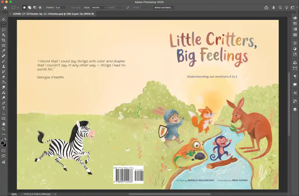 Editing a picture book in Photoshop