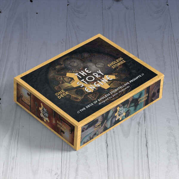 The Story Engine card deck box