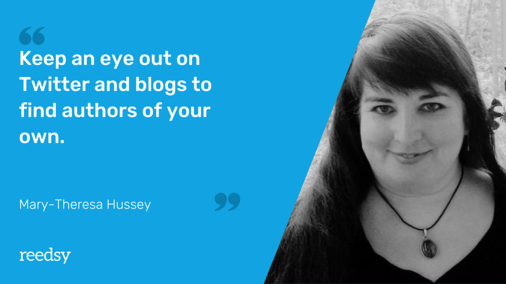 Publishing Career | Mary-Theresa Hussey's recommends using Twitter