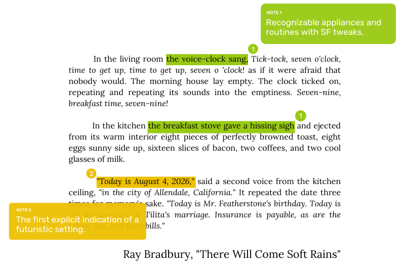 Writing Science Fiction | Excerpt from Ray Bradbury's There Will Come Soft Rains