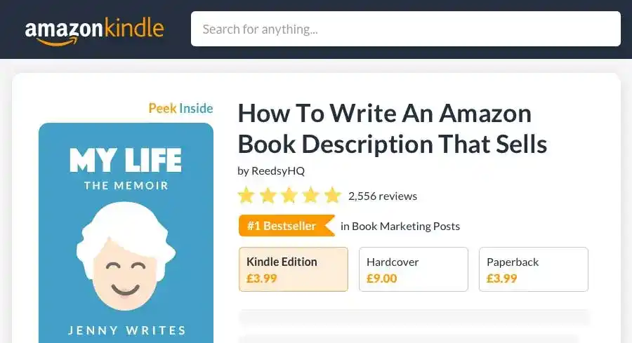 How to Write an Amazon Book Description That Sells (+ Examples)