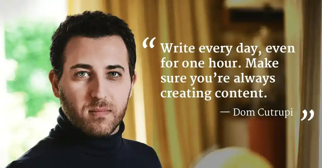 Writing a Book when English is not your First Language by author Dom Cutrupi