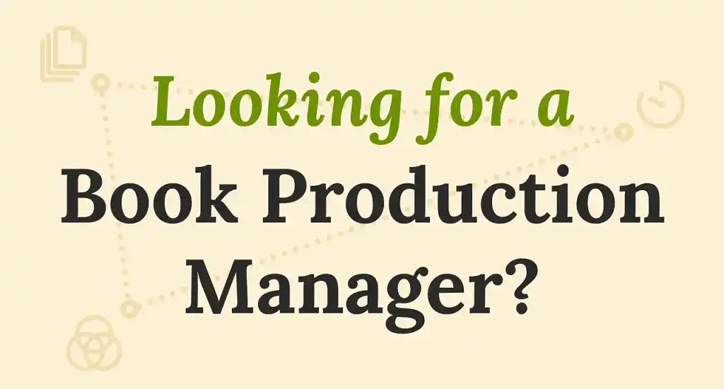 Marketplace | Signup | Text-image | Looking for a book production manager? | Beige | 2026-04