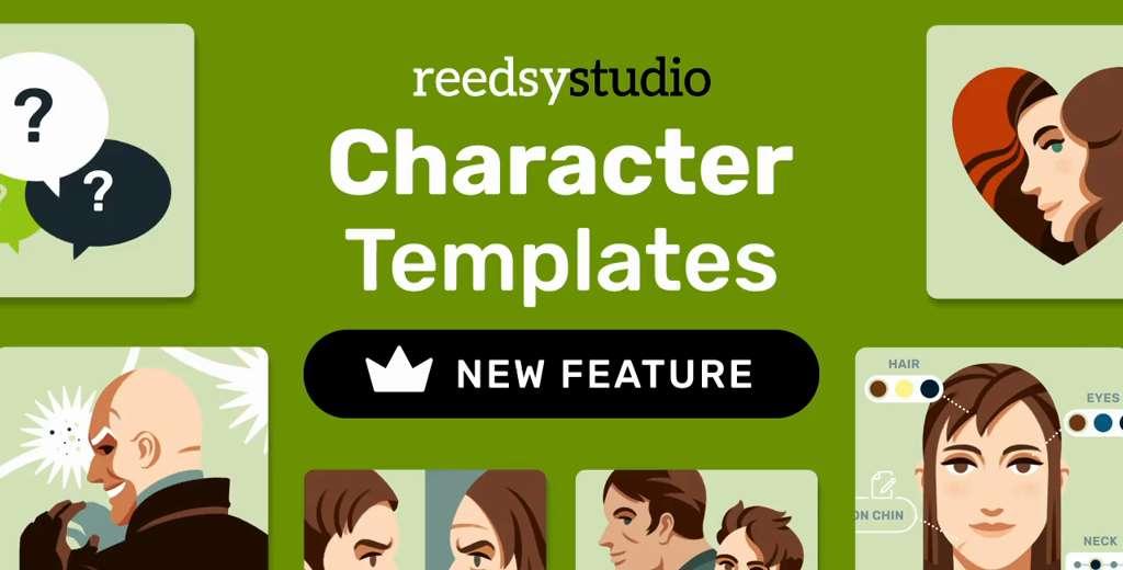 Studio | Template | Animation | Template Gallery v1 | "Create a character" | 2026-06