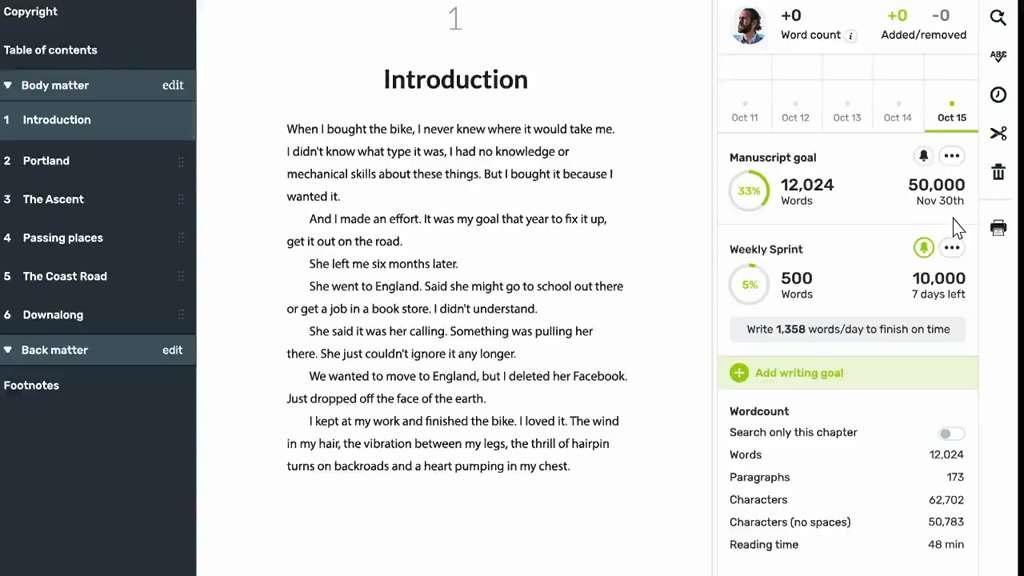 Studio | Signup | Animation | Word Count v1 | "Write your book" | 2026-10