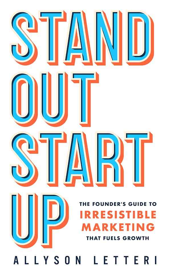 Stand Out Start Up book cover, by Andy M.