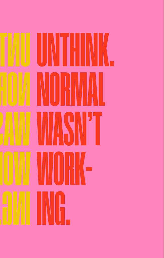 Unthink book cover, by Ece E.