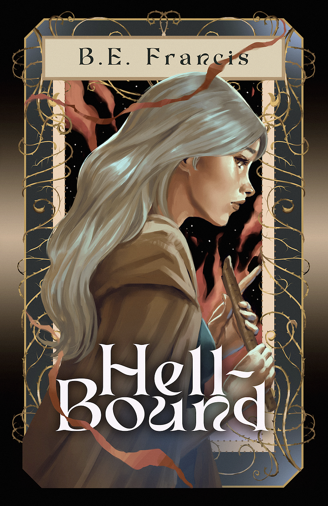 Hell-Bound book cover, by Sofía S.