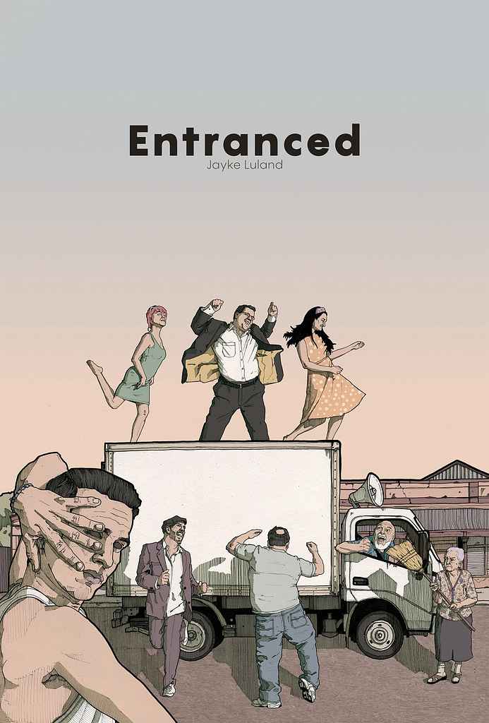 Entranced book cover, by Daniel G.